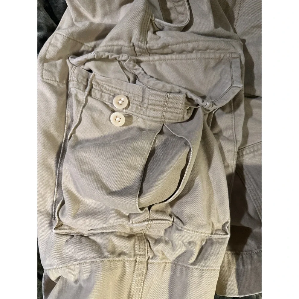 Polo Ralph Lauren Gellar Fatigue Cargo Shorts Tan Khaki Cotton Mens 36